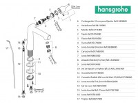 MONOMANDO LAVABO 250 TALIS S HANSGROHE